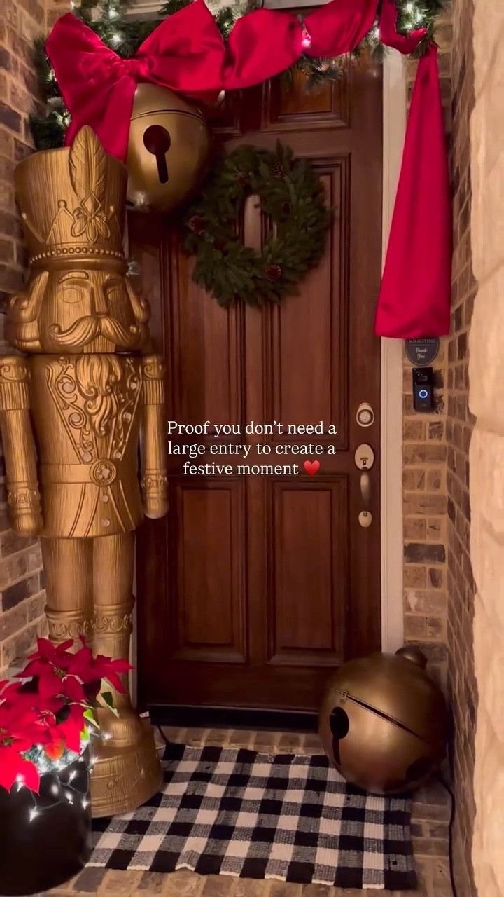 Determined to add some holiday magic to every space in our home! And I wasn’t going to let our small, narrow front door space deter me from adding some holiday vibes. I think it turned out super cute! And just in time for Christmas!

#amazonhome #walmarthome #walmartfinds #holidaydecor #holidayhome

#LTKHome #LTKHoliday