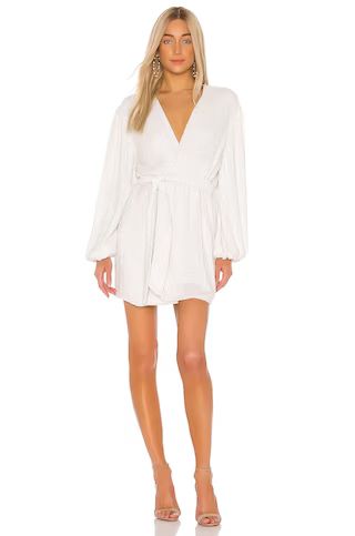 retrofete Gabrielle Robe in Moonglow White from Revolve.com | Revolve Clothing (Global)