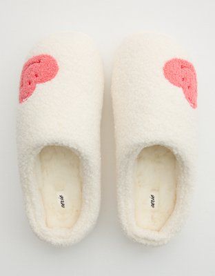 Aerie Sherpa Scuff Slippers | American Eagle Outfitters (US & CA)