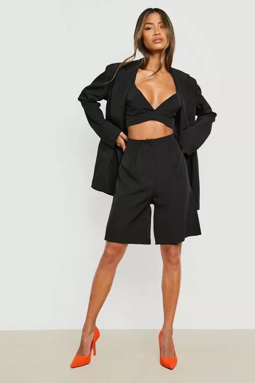 Tailored Longline City Shorts | Boohoo.com (US & CA)