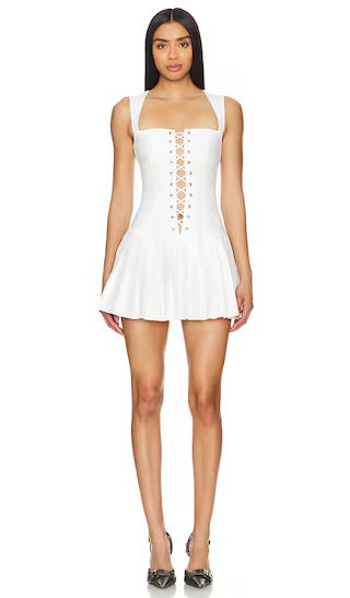 Gemma Mini Dress in White | Revolve Clothing (Global)