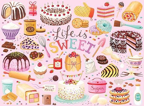 Buffalo Games - Life is Sweet - 1000 Piece Jigsaw Puzzle | Amazon (US)