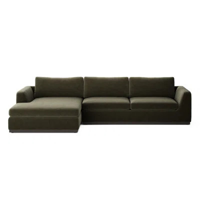 Colt 2PC Sectional-RAF Chaise-Surrey Olive | Perigold