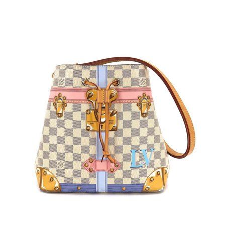 Used Louis Vuitton LOUIS VUITTON Summer Trunk Damier Azur Neonoe Shoulder Bag White Multicolor N4106 | Walmart (US)