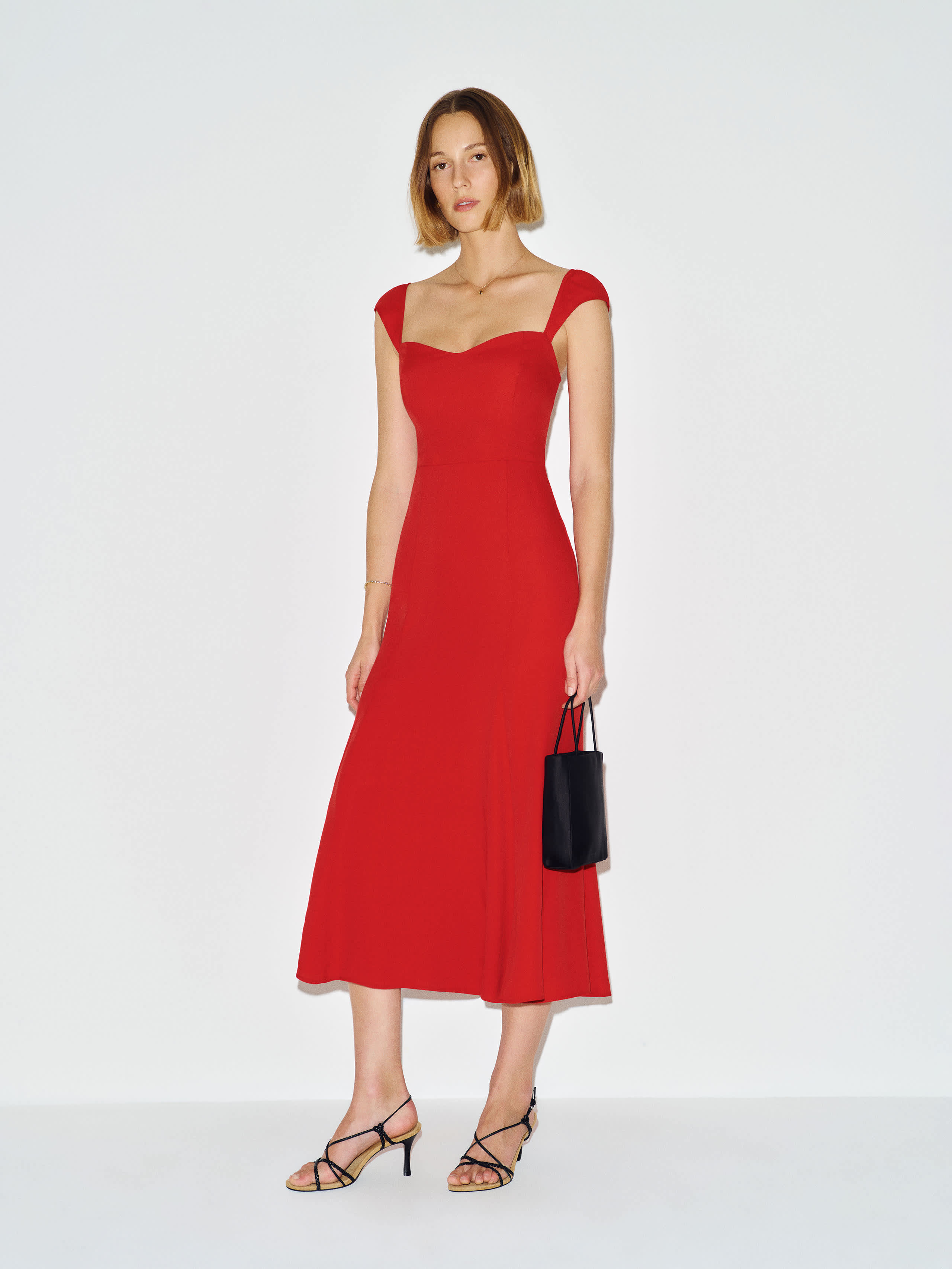 Reformation Bryson Dress Red 4 | Reformation (Global)
