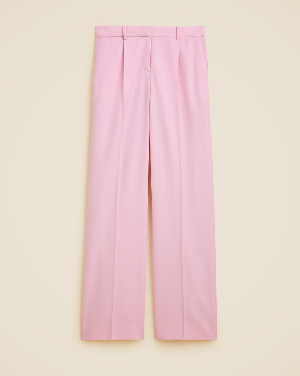 Relaxed-fit pleated pant in wool blend | J. Crew US
