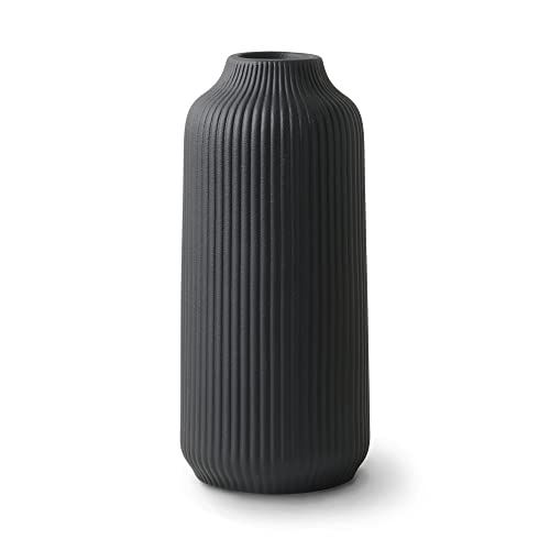 Ceramic Vase in Nordic Style, Deco Vase Large for Pampas Grass as Boho Deco, Vase Black Matt 8 in... | Amazon (US)