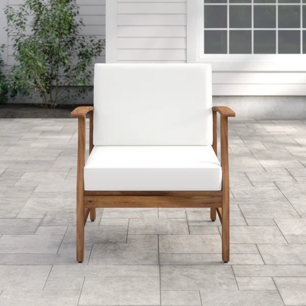 Saybrook Acacia Outdoor Lounge Chair (Set of 4) | Wayfair North America
