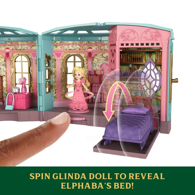 Universal Pictures’ Wicked So Popular Dorm Small Doll Playset with 3 Play Spaces & 10 Total Pie... | Walmart (US)