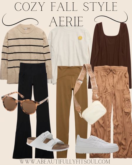 Cozy fall outfits at Aerie. Shop the exclusive LTK sale. Perfect outfits for travel. LTK Fall Sale, fall fashion, cozy outfits, travel outfit fall. 

#LTKSale #LTKsalealert