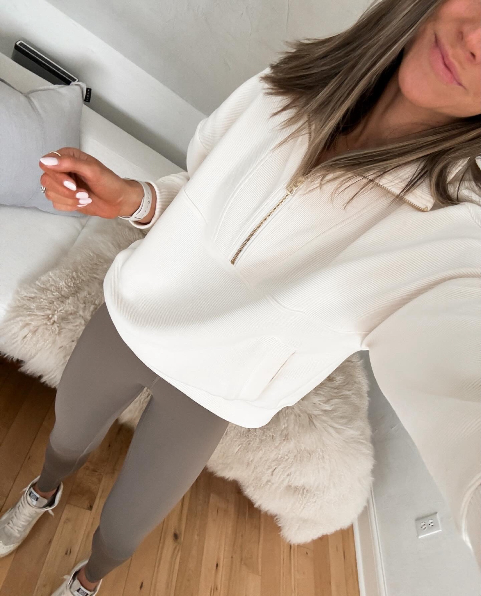 The coziest travel outfit 😍😍 this is by far my favorite pullover lately / so cozy and has a ribbed material. I’m wearing a Small (runs oversized a bit)  I know these shoes are a splurge but they’re all handmade genuine leather with a natural elevation in the heel (and besides loving the style) they are SO comfortable 

#LTKstyletip #LTKshoecrush #LTKtravel