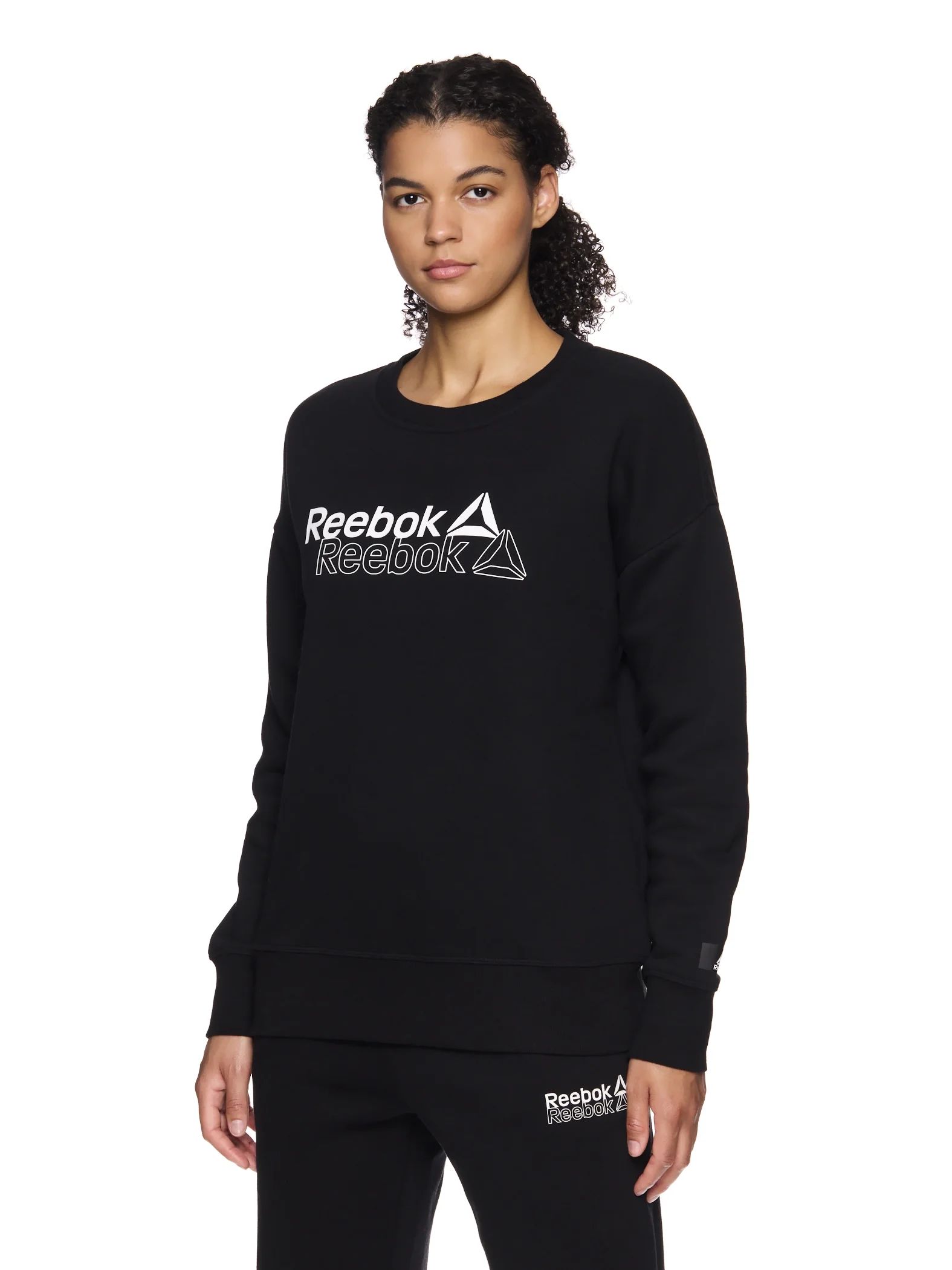 Reebok Women’s and Women’s Plus After Class Crewneck Sweatshirt, Sizes XS-4X | Walmart (US)