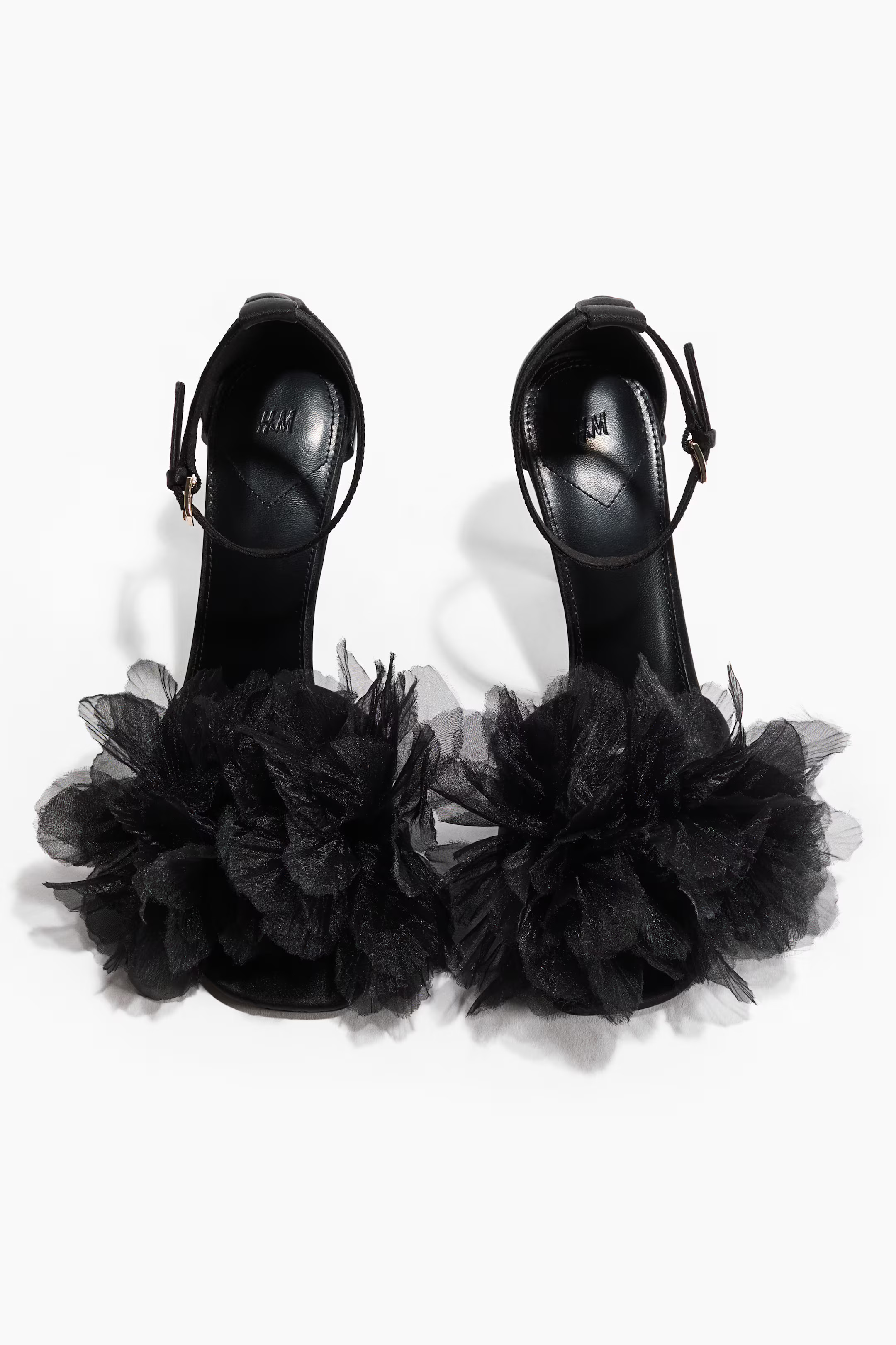 Flower-Detail Heeled Sandals | H&M (US + CA)