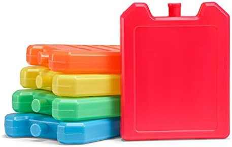 Cool Coolers by Fit + Fresh, Days of the Week Ice Blocks, Colorful & Compact Ice Packs, Perfect f... | Amazon (US)