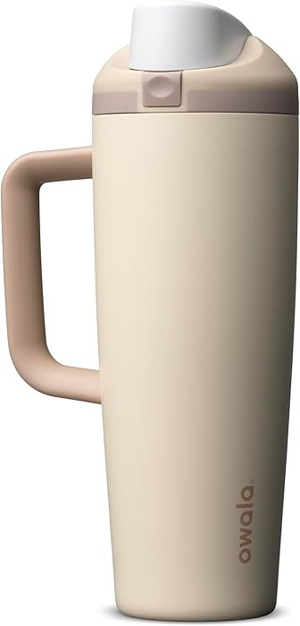 Owala FreeSip Tumbler - Stainless Steel - 30-oz. - Tan (Lightly Toasted) | Amazon (US)