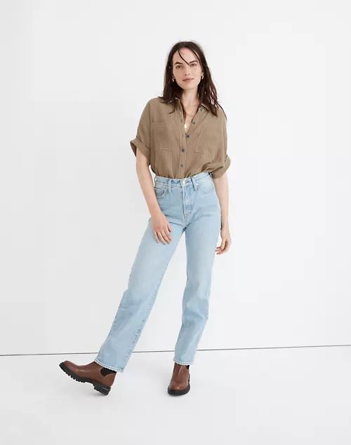 The Tall Perfect Vintage Straight Jean in Springwood Wash | Madewell