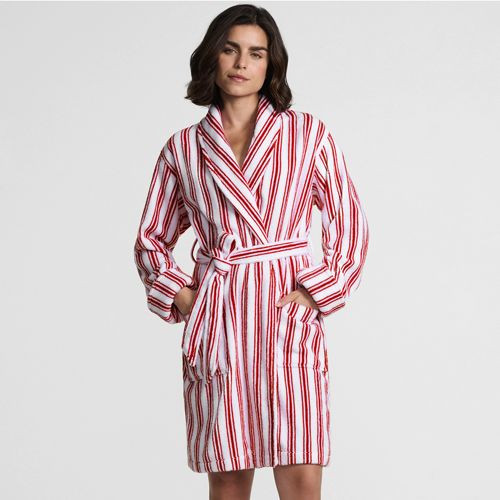 Women's Plus Size Soft Terry Long Sleeve Knee Length Robe - Lands' End - Yellow - 1X | Lands' End (US)