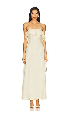 Stone Cold Fox x REVOLVE Abby Maxi Dress in Butter Yellow from Revolve.com | Revolve Clothing (Global)