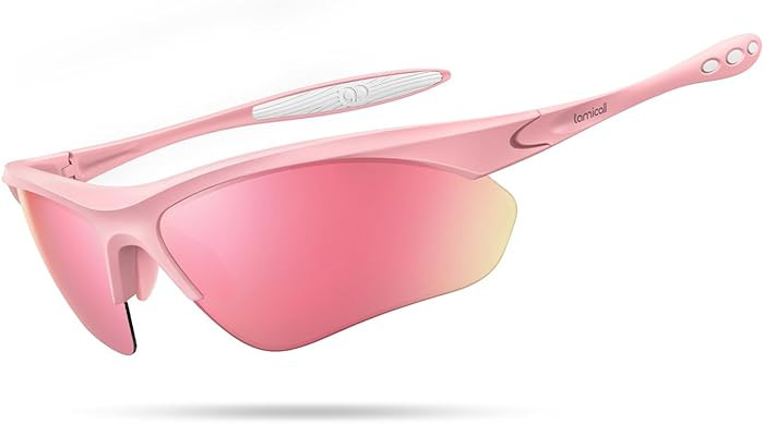 Lamicall 22g Polarized Sports Sunglasses for Men Women - UV400 Protection Sun Glasses for Running... | Amazon (US)