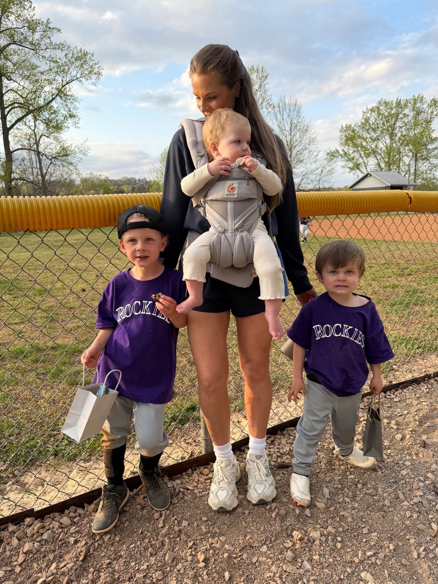 first baseball game 🥹⚾️

linking my comfy outfit + the baby carrier that made it possible to chase kids and still hold a baby all game

#LTKBaby #LTKmomlife #LTKKids