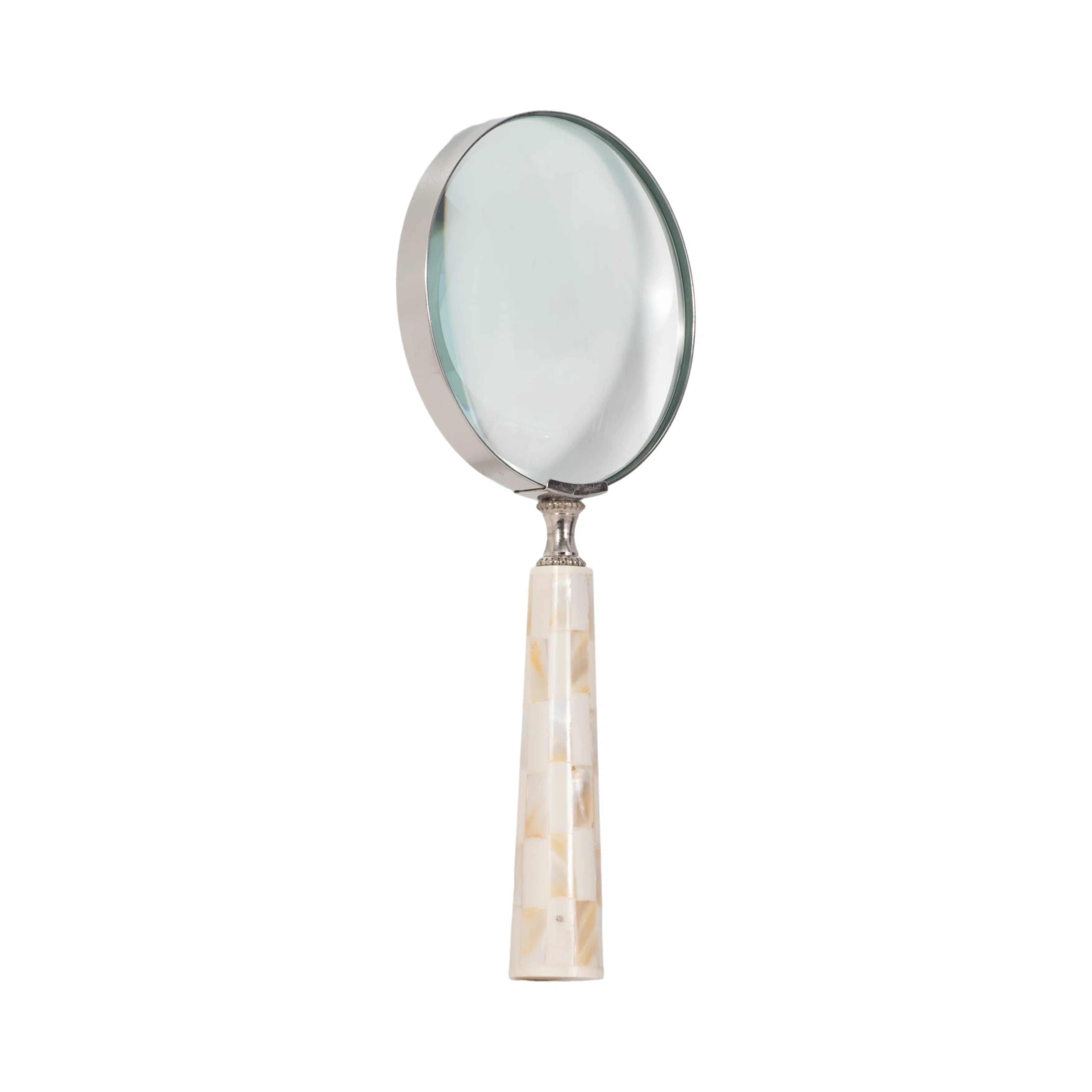 4" Mop Handle Magnifying Glass, Ivory | Wayfair North America