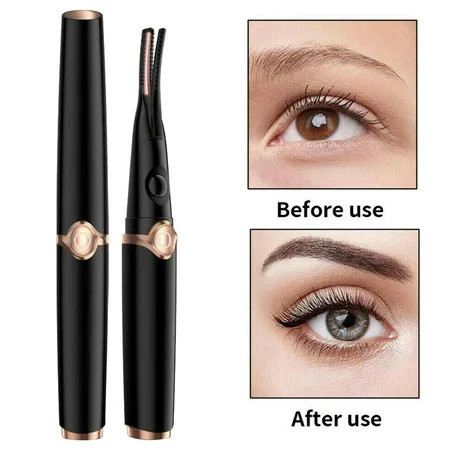 Blueek Heated Eyelash Curler Kit Natural Curling Heated Eyelash Curler 2 In 1 Eyelash Curler Built-in Comb USB Charging Heated Eyelash Curler(1#) | Walmart (US)