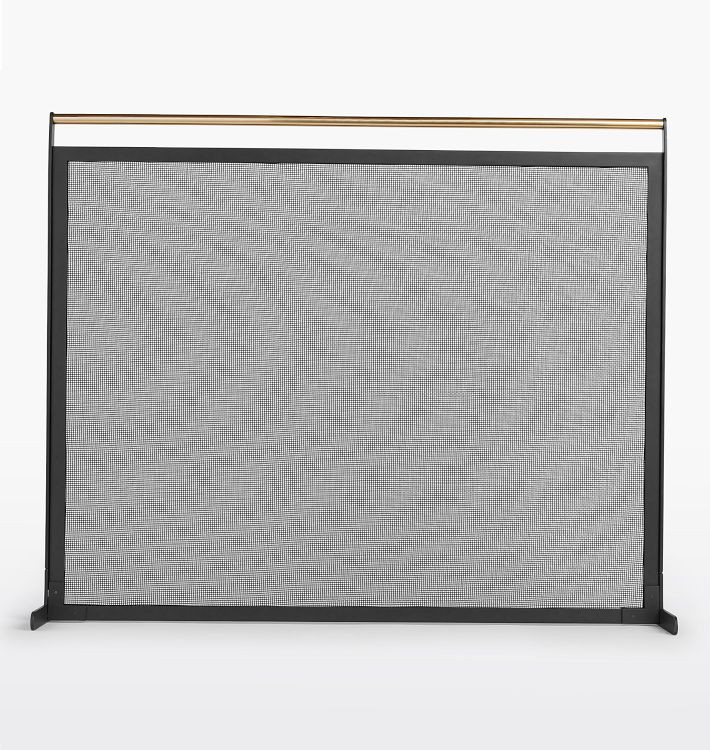 Vance Hearth Fireplace Screen | Rejuvenation