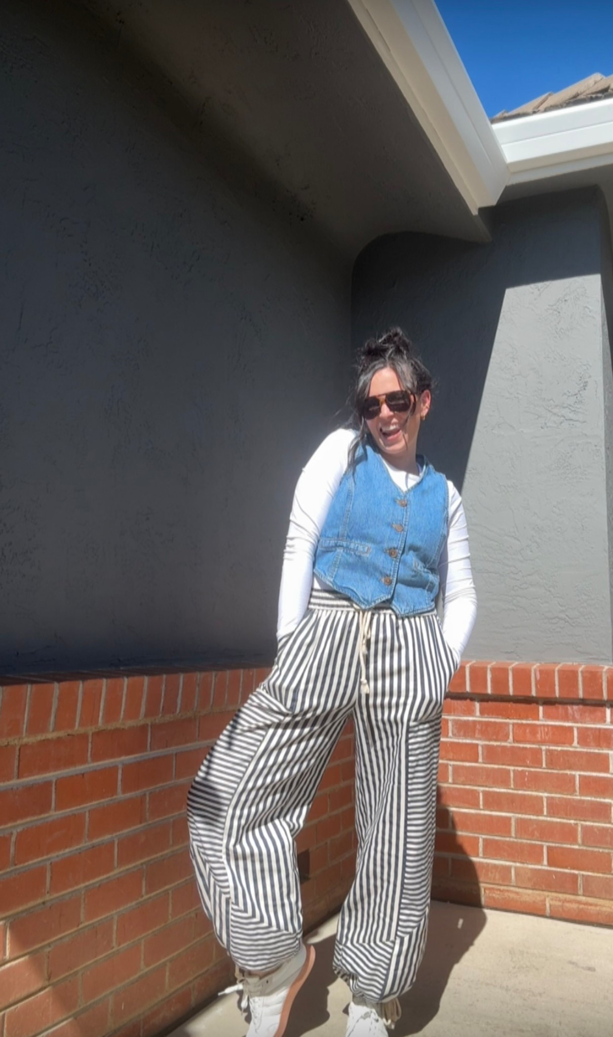 because we’re cool moms 😎 

pants were SOLD OUT so I put some similar ones 🤍

#LTKmomlife #LTKootd #LTKgrwm