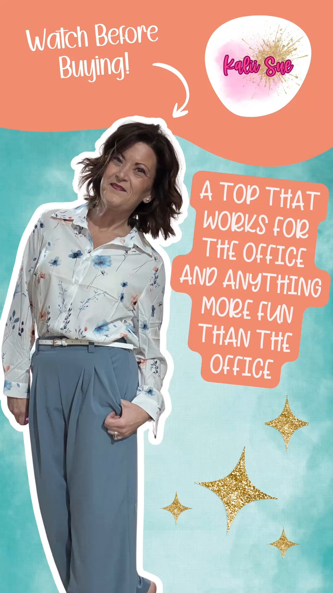 This Zeagoo floral button-down is everything I want in a work top: fun print, flowy fit, and absolutely zero stuffiness. It’s one of those blouses that instantly feels like you tried, even though it’s literally the easiest thing to throw on. The fabric is soft and lightweight, the colors give it that boho-but-polished vibe, and the relaxed shape makes it perfect for busy days when comfort actually matters.

I’ve worn it with jeans, trousers, wide-leg pants — it somehow works with everything. It’s business casual without being boring, dressy without being stiff, and comfy without looking sloppy. Basically, it’s the grown-woman version of a “fun top,” and I’m not mad about it.

#FloralBlouse #PrintedButtonDown #BusinessCasualStyle #BohoWorkwear #EverydayOutfitInspo #SpringStyleFinds #AmazonFashion #ChicAndComfy #OfficeOutfits #MillennialStyle 

 