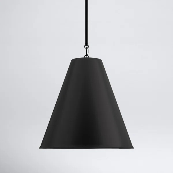 Camariae 1 - Light Midnight Black Single Pendant | Wayfair North America