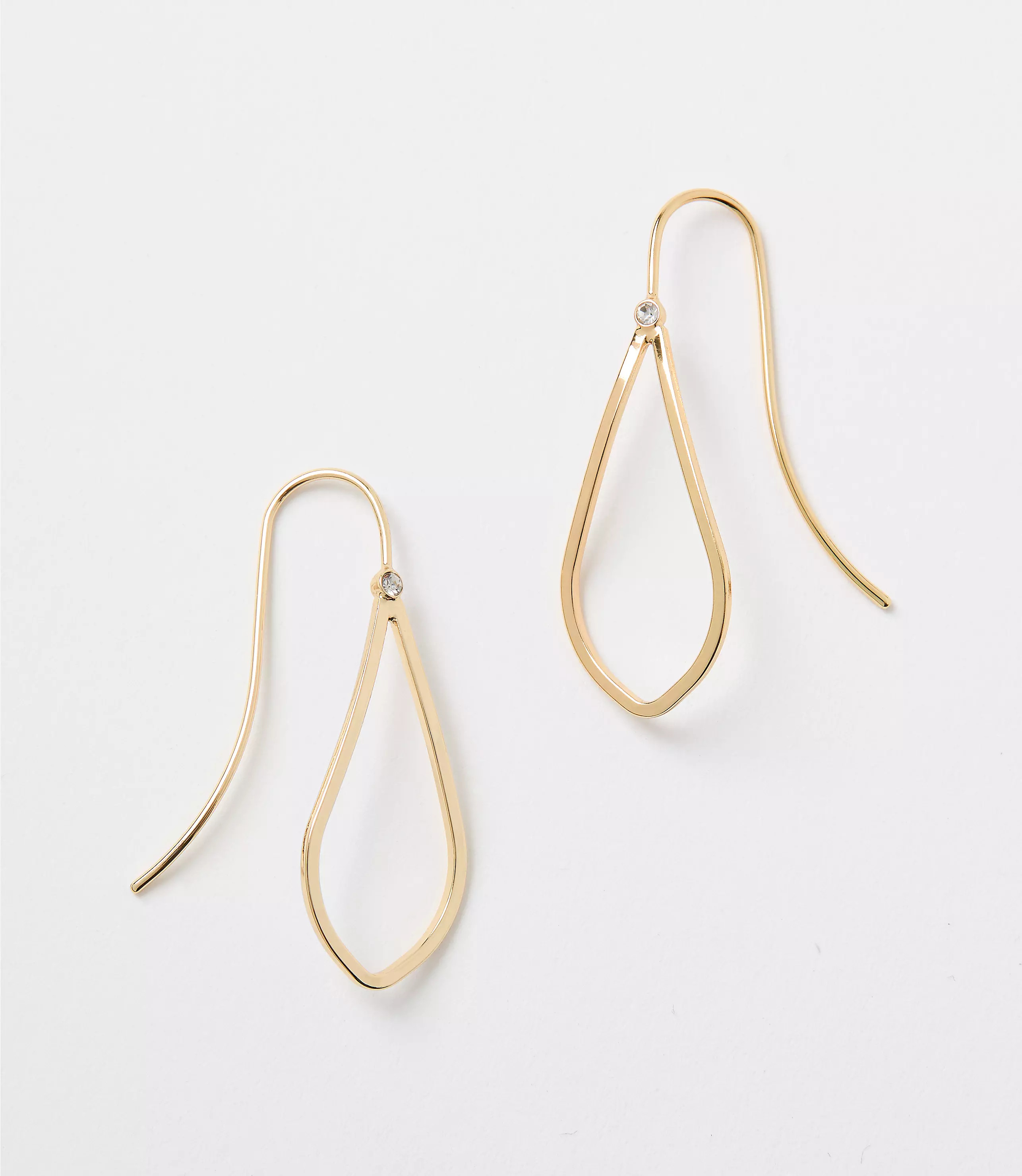 Open Drop Delicate Pull Through Earrings | LOFT