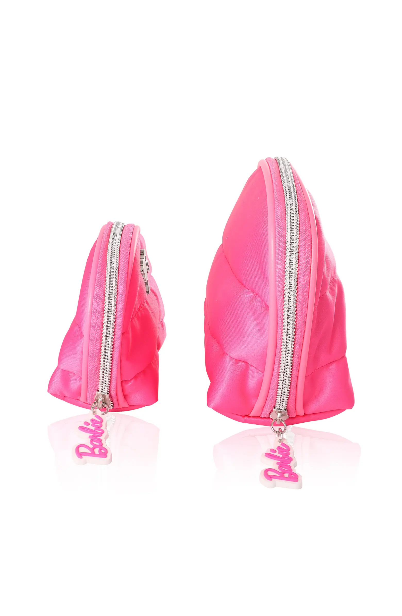 Pink Quilted Makeup Bag Set, Large and Small | Nordstrom