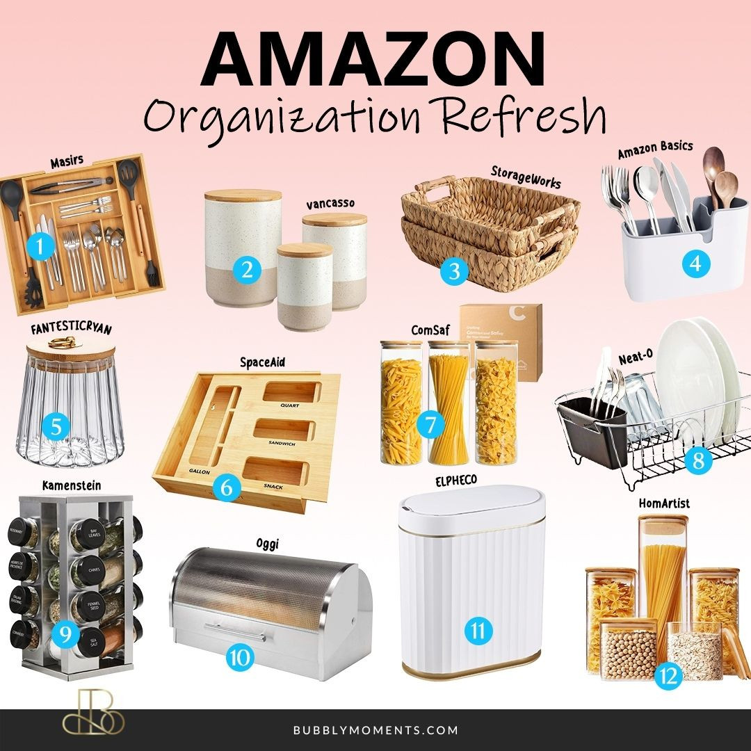 Give your space a simple home organization refresh with these helpful finds from Amazon. These organizers make it easier to keep your home neat, tidy, and easy to manage. From kitchen storage to closet and drawer organizers, these items can help you create a cleaner and more organized space. Tap the product images to explore the items and save this post so you can easily find them later in my LTK shop.
#LTKFinds #LTKHome #LTKHomeEssentials #LTKDailyFinds #LTKCreator #LTKTrending #LTKMustHave #HomeOrganization #OrganizedHome #HomeRefresh #DeclutterYourHome #OrganizationIdeas #HomeStorage #KitchenOrganization #ClosetOrganization #BathroomOrganization #AmazonHome #AmazonFinds #HomeMustHaves #TidyHome 

 