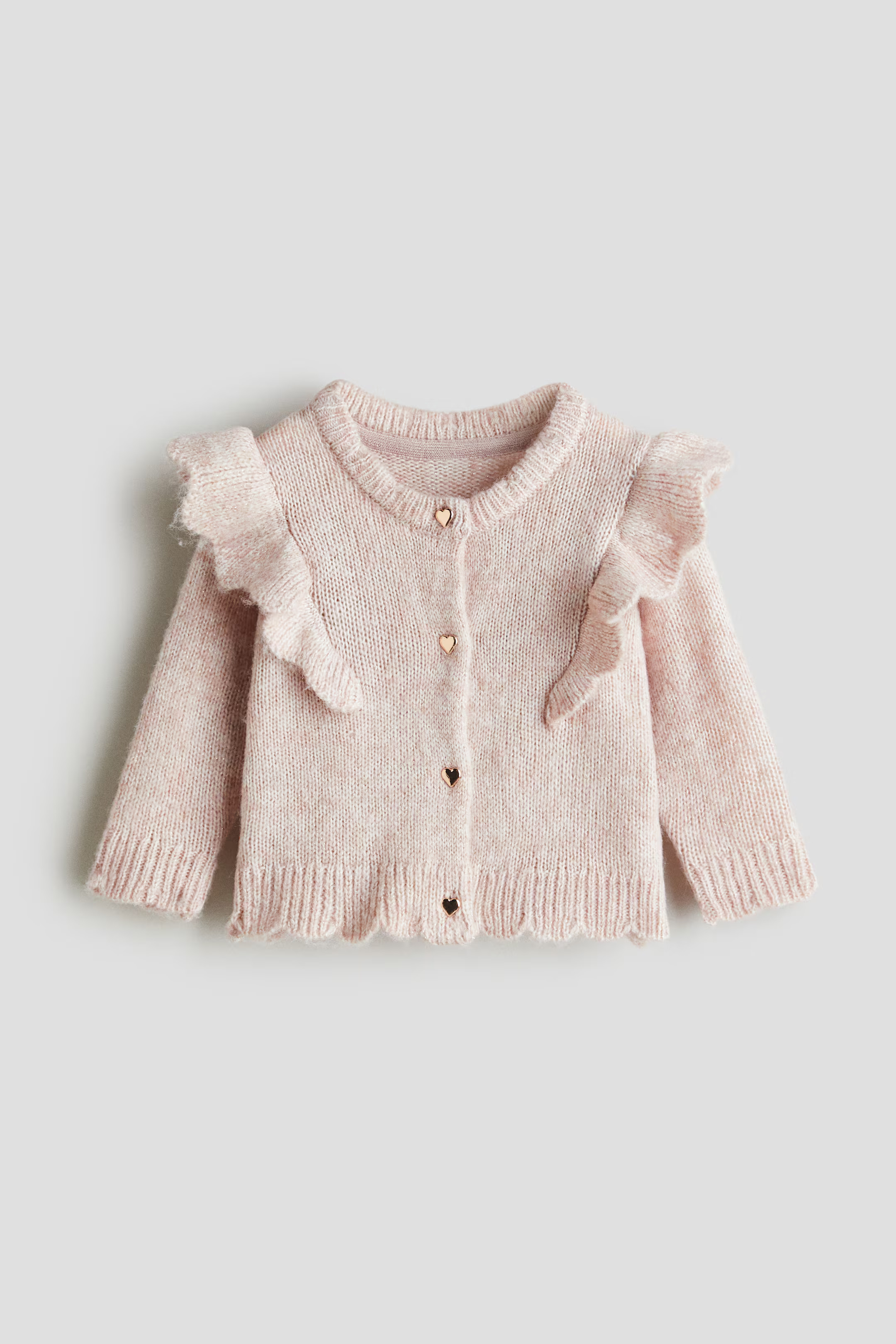 Flounce-Trimmed Cardigan | H&M (US + CA)