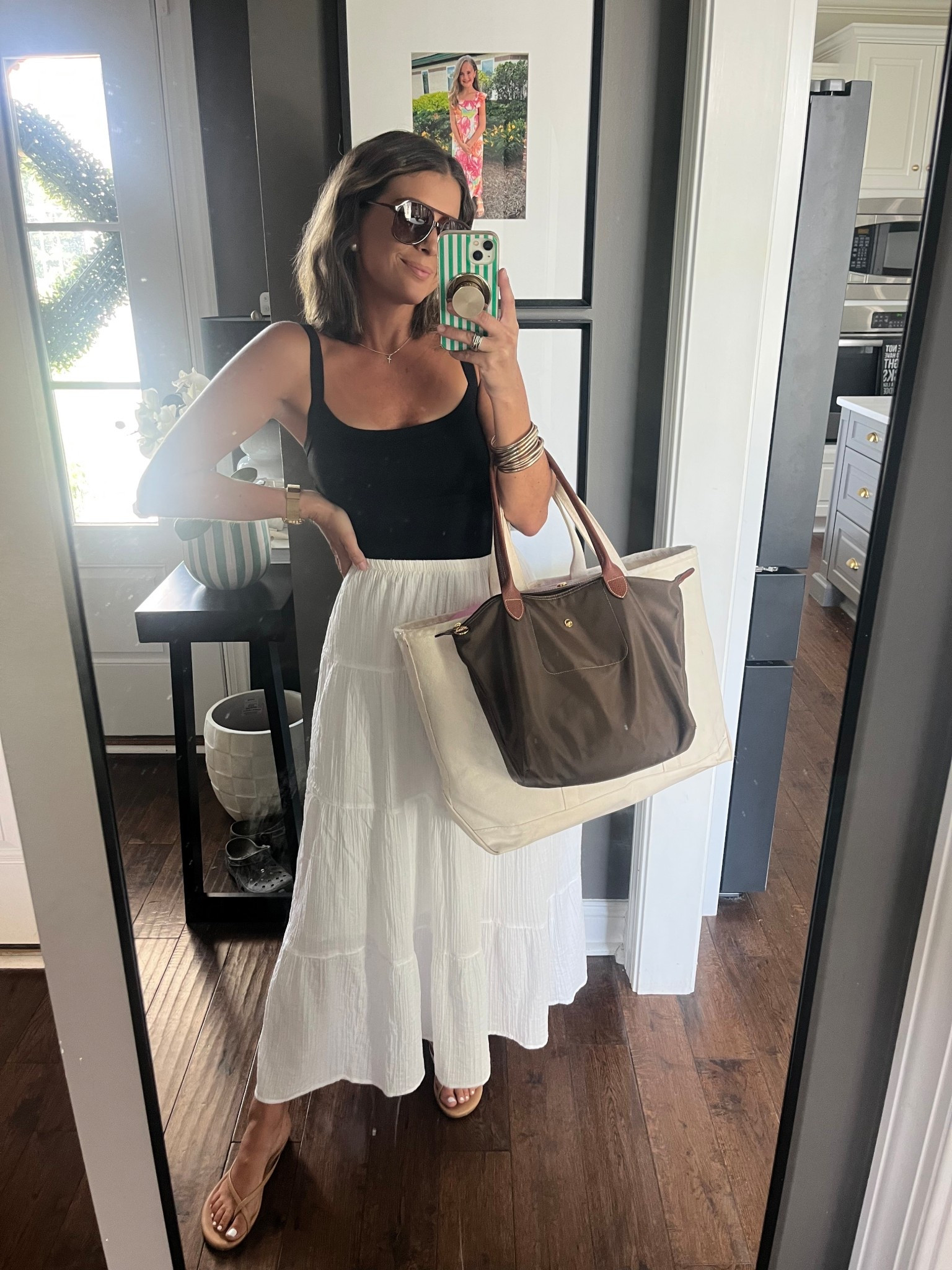 tank | removable pads | skirt | maxi skirt | tote | longchamp | ll bean | boat and tote | casual style | neutral style | accessories 

#LTKStyleTip #LTKFindsUnder50