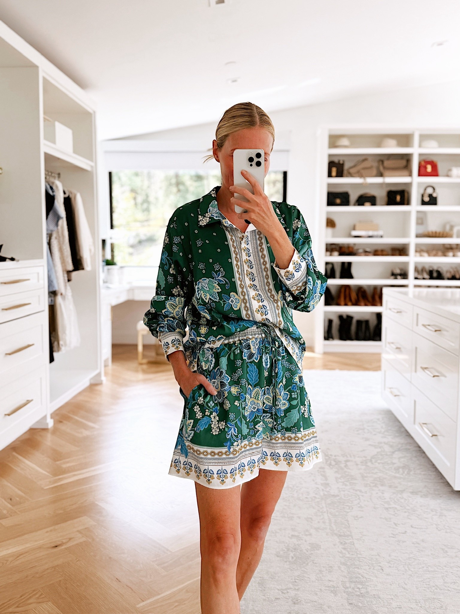 Cute set from Anthropologie — this would be great for travel! Fit runs true to size; the shorts are a little big on me. I could wear an xs or small. 

#LTKTravel #LTKSeasonal