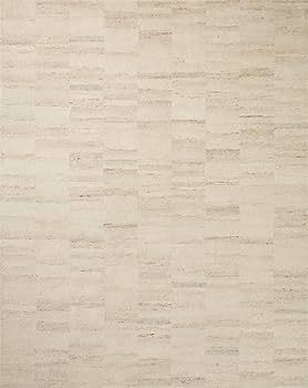 Loloi Amber Lewis x Loloi Rocky Collection ROC-03 Natural / Fog, 8'-6" x 11'-6", Area Rug | Amazon (US)