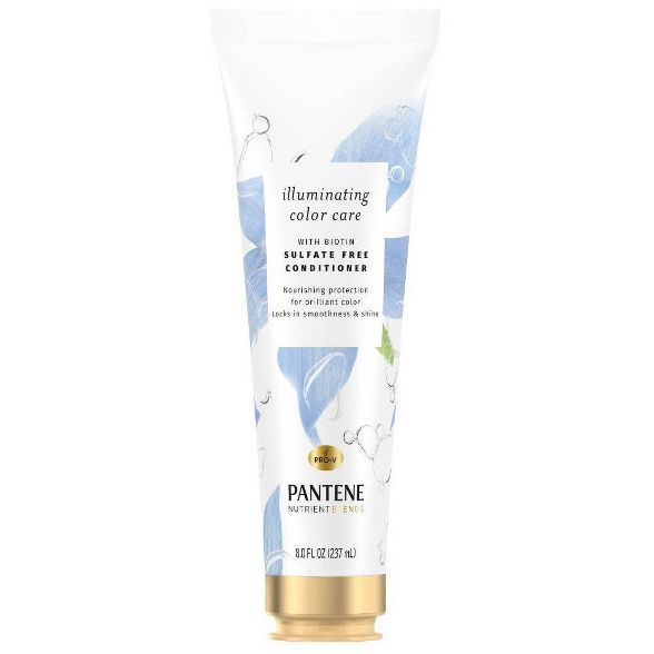 Pantene Nutrient Blends Illuminating Biotin Color Care Conditioner Sulfate Free Color Protection ... | Target