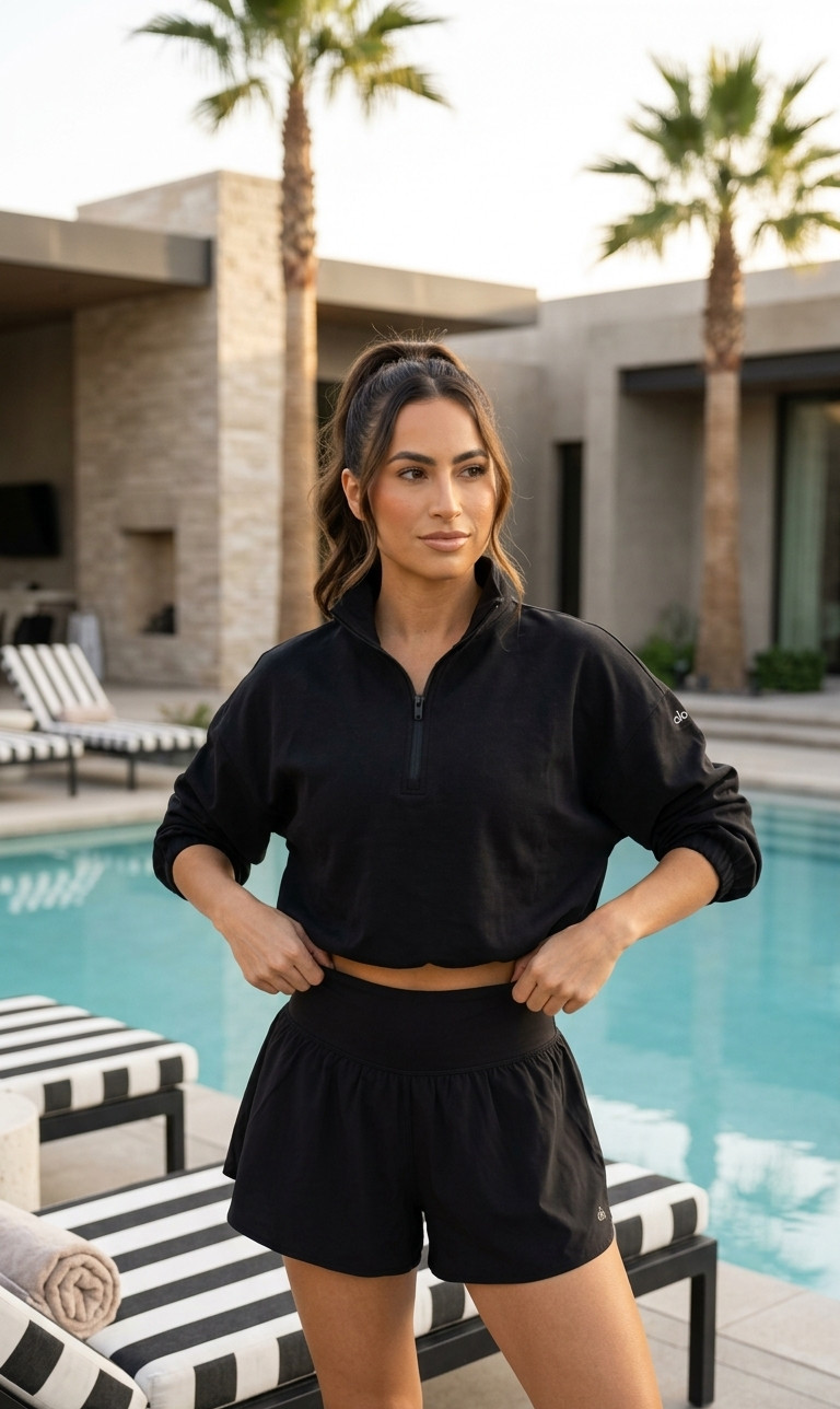 The ultimate Alo Yoga inspired athleisure look 🤍 This matching black set is perfect for resort mornings, Pilates classes, travel days, coffee runs, and elevated wellness girl style.

Minimal, chic, and effortlessly polished ✨

Linked my exact look in LTK.

#aloyoga #ltkstyle #athleisure #quietluxury #pilatesgirl #wellnessgirl #luxuryactivewear #softluxury #travelstyle #minimalfashion 

 