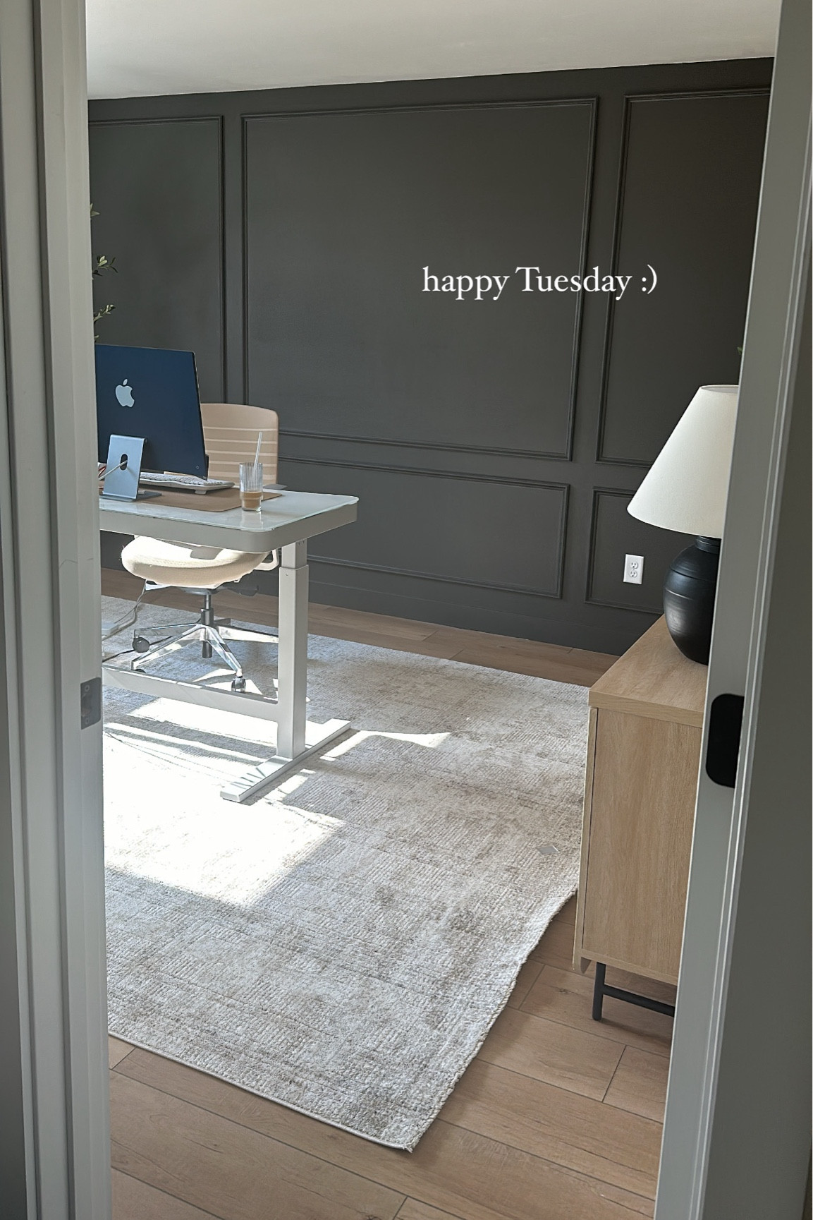 Organic modern office | moody neutral office | ergonomic office | office console 



#LTKHome