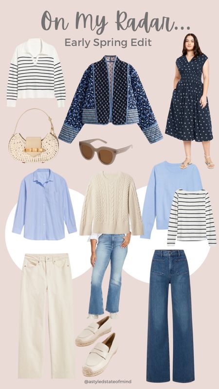 Some things that are in my cart to add to my early Spring wardrobe 

Jeans, spring outfits, dresses

#LTKfindsunder100 #LTKover40 #LTKworkwear