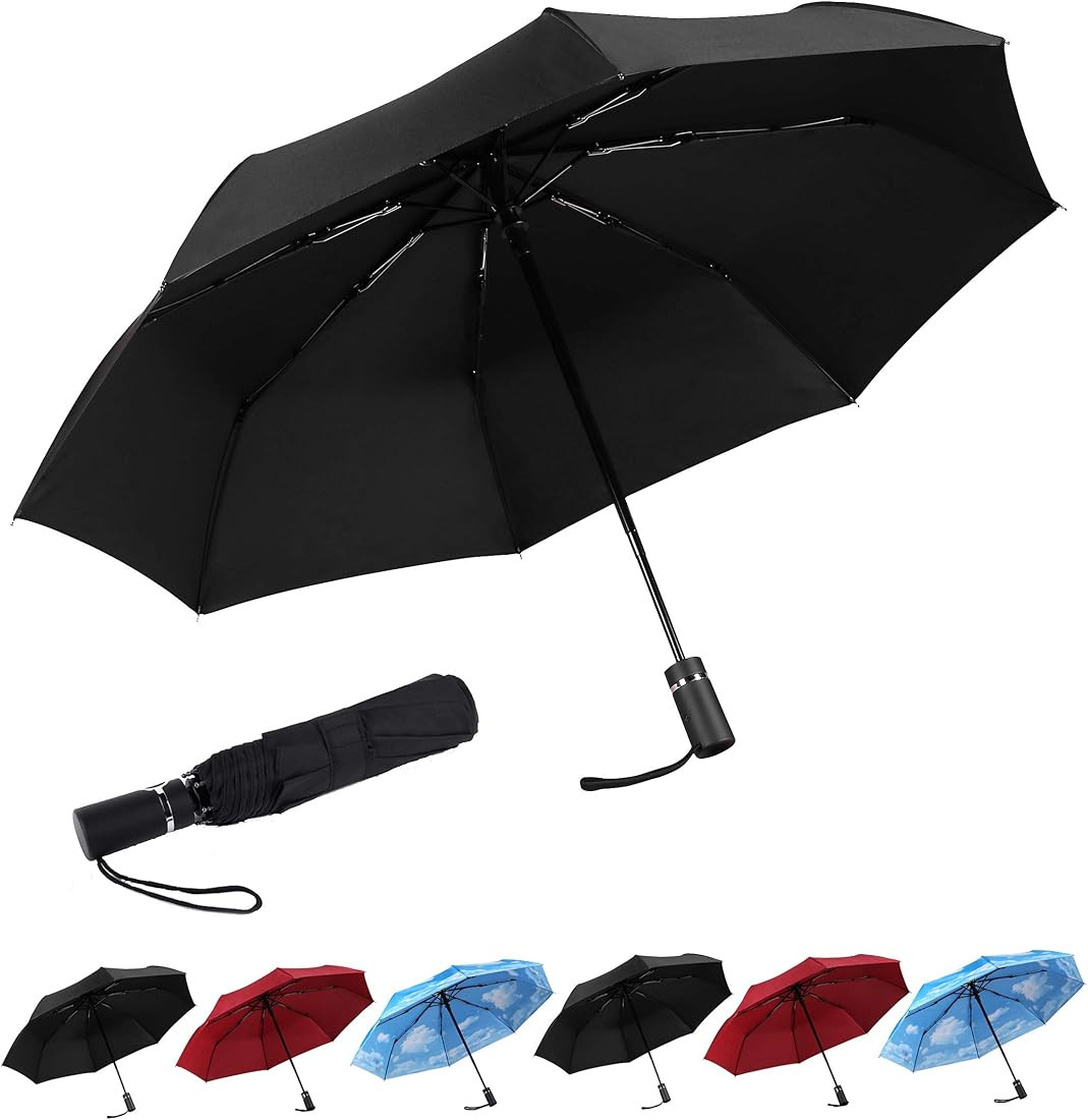 SY COMPACT Travel umbrella Automatic Windproof umbrellas-Factory Store | Amazon (US)