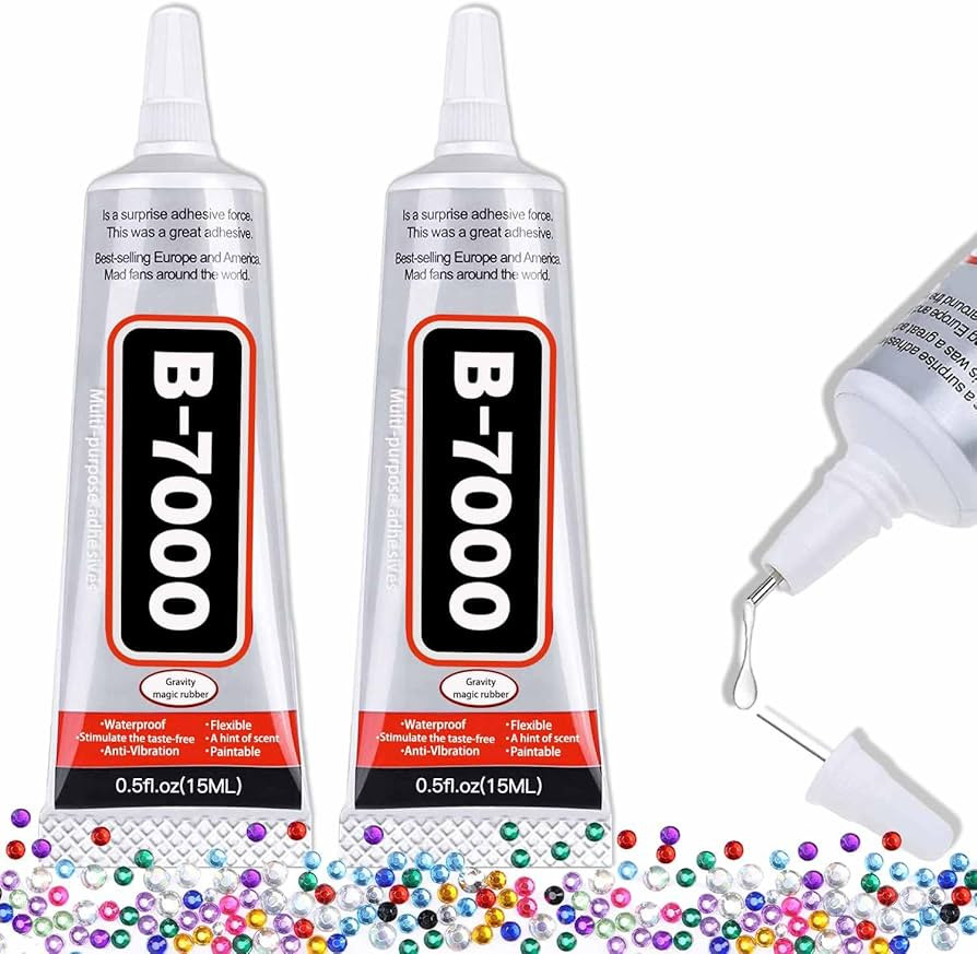 B-7000 Craft Glue for Jewelry Making - 15ml/0.5oz (2 Pack) - Multi-Function B-7000 Super Adhesive... | Amazon (US)