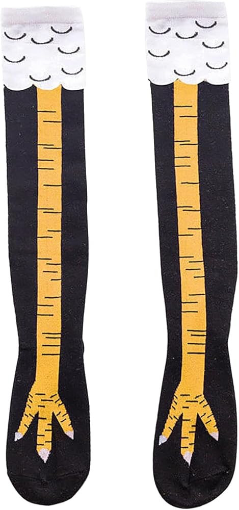 SOSOX Crazy Funny Chicken Feet Socks for Women Men, 3D Novelty Gag Gifts Stocking Stuffers, White... | Amazon (US)