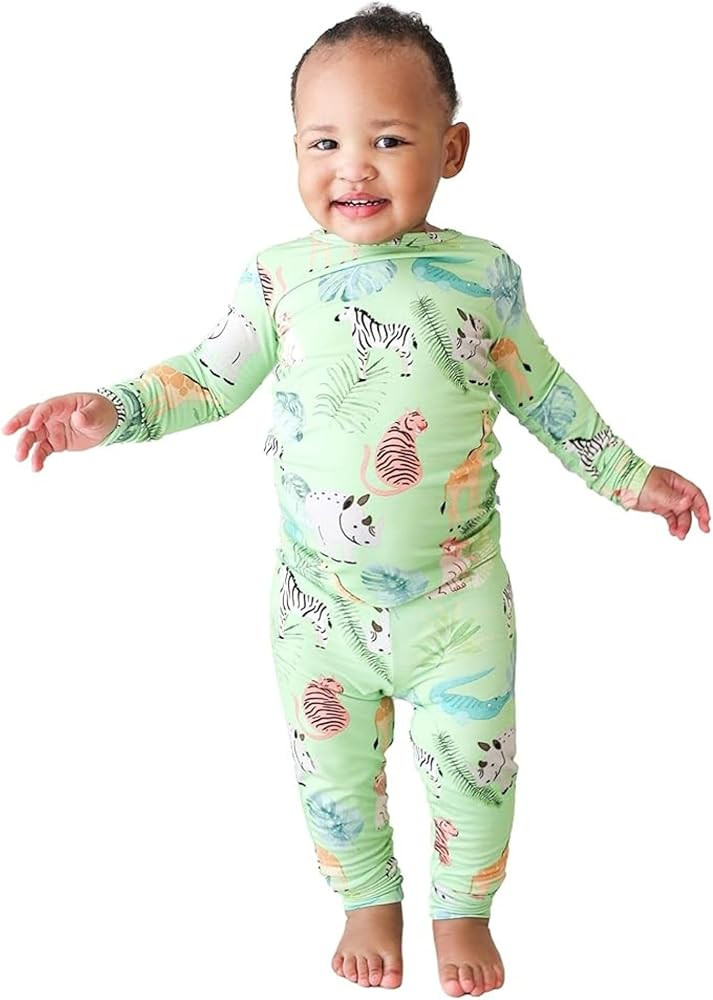 Posh Peanut Boys Pajamas - PJs for Kids Made of Soft Viscose from Bamboo, Long Sleeve Toddler PJs... | Amazon (US)