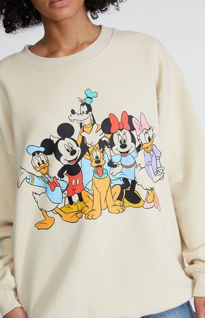 Disney Mickey & Friends Oversized Crew Neck Sweatshirt | PacSun | PacSun