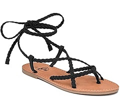Trary Sandals Women, Lace Up Sandals for Women, Sandals for Women Dressy Summer, Open Toe Gladiat... | Amazon (US)