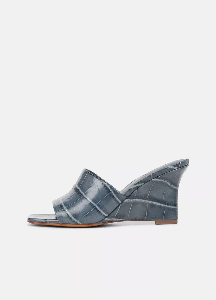 Pia Leather Wedge Sandal | Vince LLC