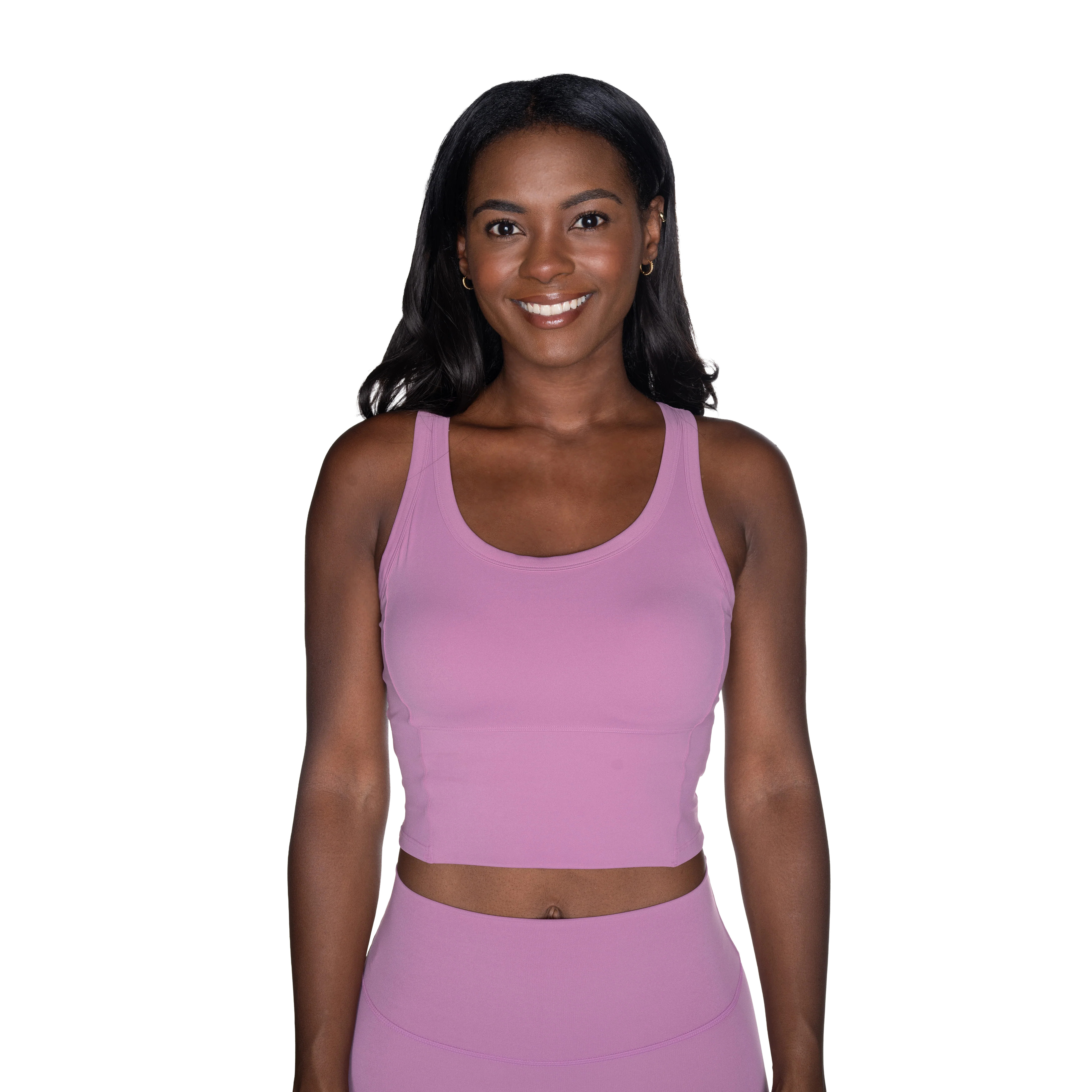 The Mila Tank - Powder | That Girl Kate