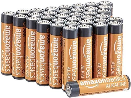 Amazon.com: Amazon Basics 36 Pack AAA High-Performance Alkaline Batteries, 10-Year Shelf Life, Ea... | Amazon (US)